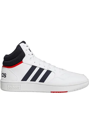 adidas Sneakers Bianche Mid Cut Hoops 3.0 Mid