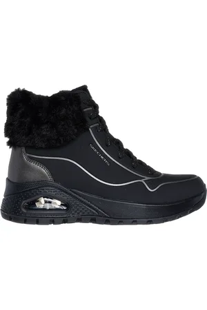 Skechers Scarponcini Neri UNO RUGGED FALL SHIMMER
