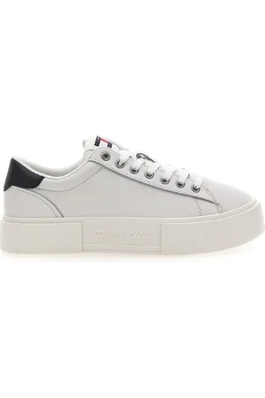 Tommy Hilfiger Sneakers Bianche Con Flatform TOMMY JEANS FOXING FLATFORM