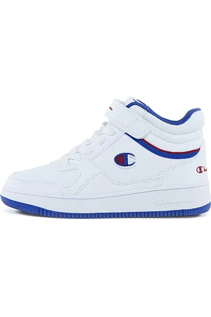 Champion Sneakers Mid-Cut Bianche e Blu RD18 MID B PS