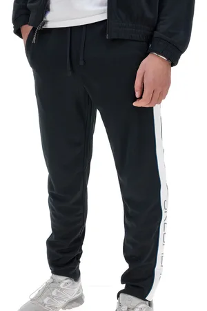 Skechers Pantaloni Neri Con Fasce Laterali Bianche Premier Track Pant