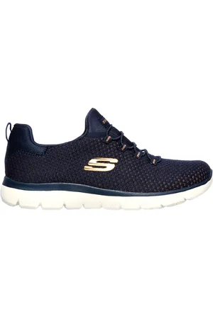 Skechers Sneakers blu con suola Memory Foam SUMMITS-BRIGHT BEZEL