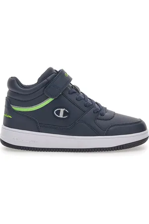 Champion Sneakers Mid-Cut Blu Rebound Mid B Gs