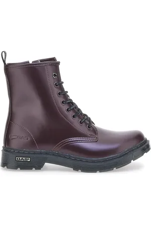 GAS Anfibi Aubergine Con Cerniera Laterale NOTTINGHAM