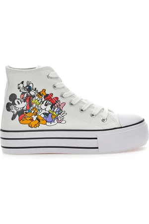 Disney Sneakers Mid-Cut 2010234 Bianche
