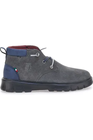 Marina militare Scarpe Stringate Alte Grigie 982