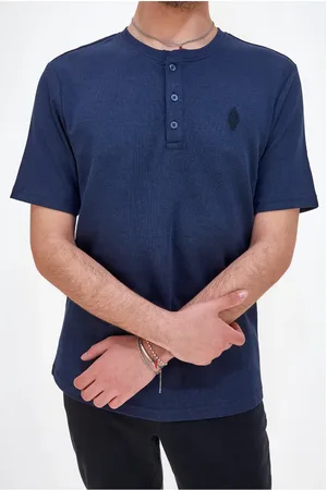 Skechers T-Shirt GOKNIT Blu Piquet