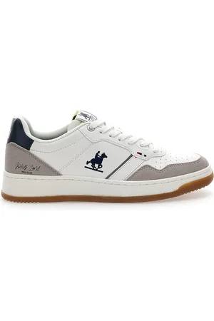 U.S. Grand Polo Sneakers Mid-Cut Bianche Con Strappo GPM424215J