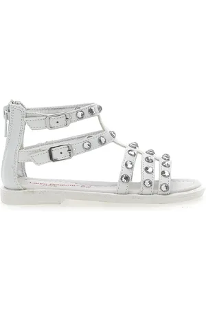 Laura Biagiotti Sandali 14868 Bianche con Strass