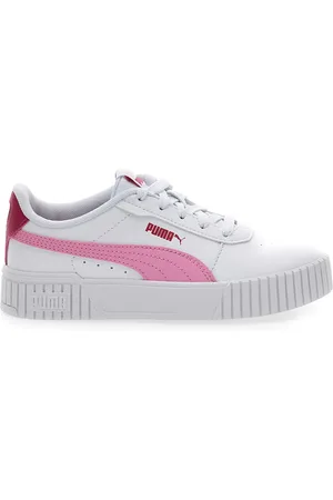 PUMA Sneakers Bianche e Rosa Con Lacci Carina 2 Ps