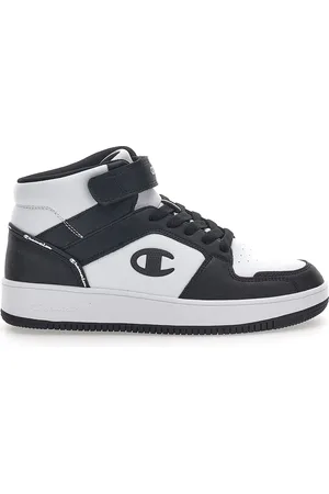 Champion Sneakers Bianche e Nere Alte Rebound 2.0 Mid B GS