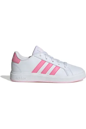 adidas Sneakers Bianche e Rosa Grand Court 2 K
