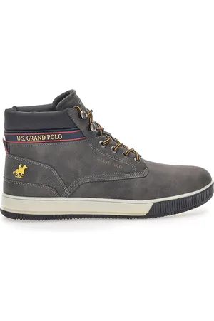 U.S. Grand Polo Sneakers Grigio Discovery Mid