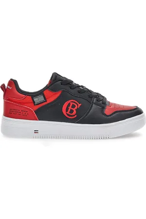 COTTON BELT Sneakers Nere e Rosse 224558