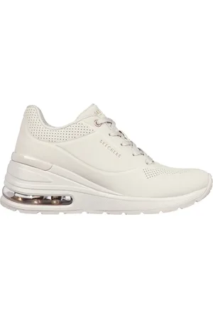 Skechers Sneakers Beige con Flatform Million Air