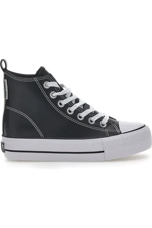 British Knights Sneakers Mid-Cut Kaya Platform Nere