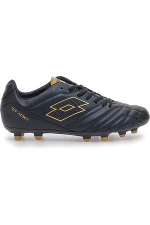 Lotto Scarpe da Calcio Nere Outdoor con Dettagli Colorati STADIO 705 FG