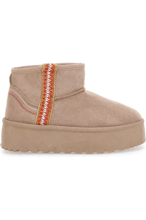 ME&ME Stivaletti Beige Con Pelo e Flatform 002