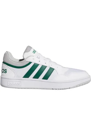 adidas Sneakers Bianche con Lacci Hoops 3.0 Summer