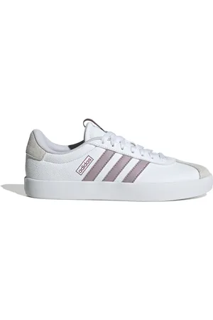 adidas Sneakers Bianche e Rosa VL Court 3