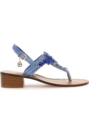 Laura Biagiotti Sandali Gioiello 8077 Blu Royal