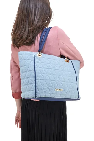 LANCETTI Maxi Bag a Spalla Levasque Denim