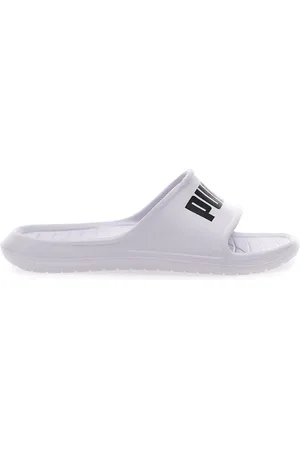 PUMA Ciabatte Bianche in Gomma Divecat V2 Lite
