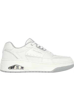 Skechers Sneakers bianche con Air-Cooled Memory Foam UNO COURT LOW-POST
