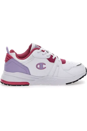 Champion Sneakers Bianche e Fucsia Ramp Up Pu G Gs