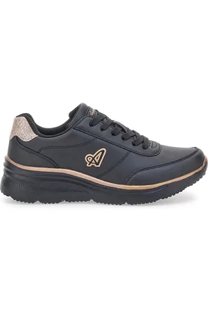 Australian Sneakers Nere Con dettagli Dorati AU42W511