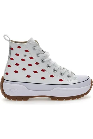 British Knights Sneakers Mid-Cut Kaya Mid Fly Bianche