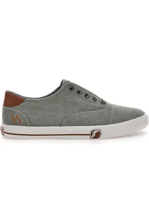 Goodyear Sneakers Grigie in Tela senza Lacci 41033