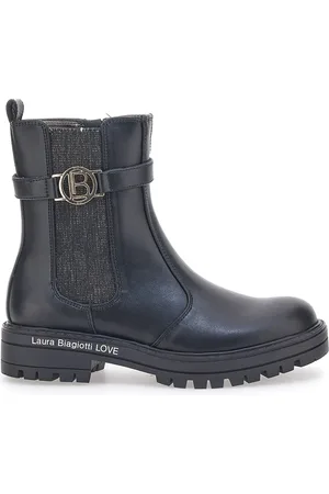 Laura Biagiotti Stivaletti Chelsea Boots Neri 8632