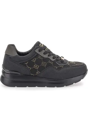 Laura Biagiotti Sneakers nere con logo a contrasto 8706