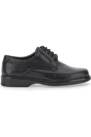 Pittarello Scarpe Stringate Nere In Vera Pelle 2182