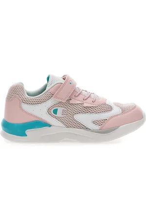 Champion Sneakers Bianche e Rosa Low Cut Shoe Fast R.G GS