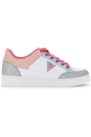 Coveri Sneakers Jayne Glitter Bianche e Rosa