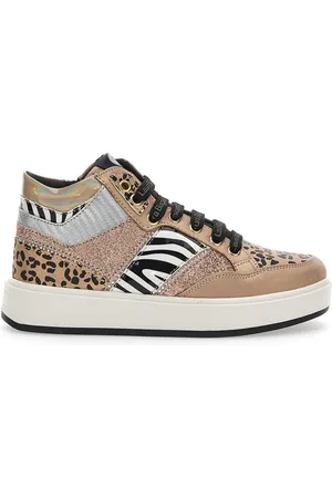Laura Biagiotti Sneakers Alte con Zip Oro 14060