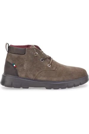 Marina militare Scarpe Stringate Alte Marroni 982