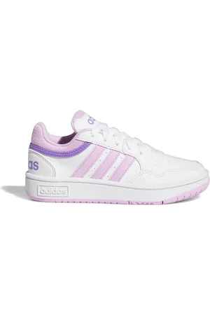 adidas Sneakers Rosa con Dettagli Bianchi Hoops 3 K