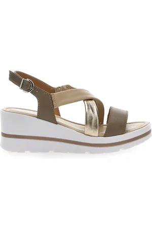Pittarello Sandali Oro con Platform 191004