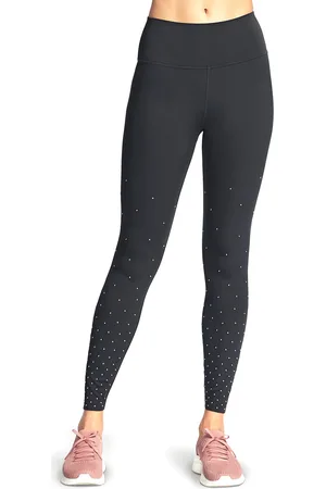 Skechers Pantaloni sportivi neri GO WALK Shine FL HW Legging
