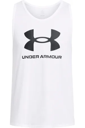 Under Armour Canotta Bianca da Uomo UA SPORTSTYLE LOGO TANK