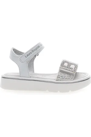 Laura Biagiotti Sandali Bianchi con Strass 9044