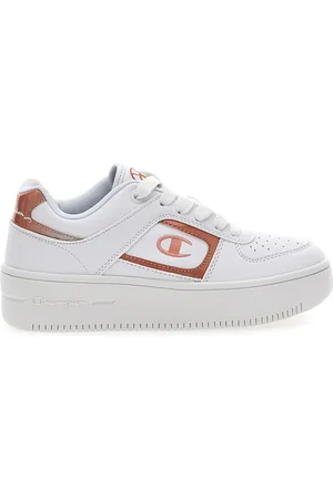 Champion Sneakers Bianche Foul Play Plat Metal
