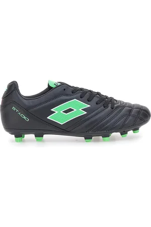 Lotto Scarpe da Calcio Nere Outdoor con Dettagli Colorati STADIO 705 FG