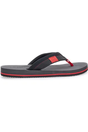 Lotto Ciabatte Nere e Rosse Infradito Skiatos Flip