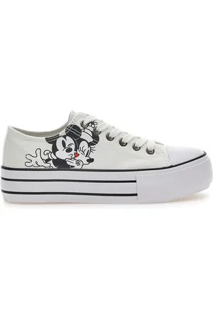 Disney Sneakers con Flatform 2010102 Bianche