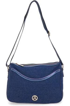 LANCETTI Borsa a Tracolla Jeans Con Cerniera 24S-101-4