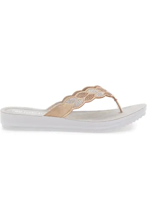 Inblu Ciabatte Infradito e Bianche con Strass 68 Bm